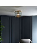 Gallery Home Antique Brass Ridgeway ceiling light, imported from the UK