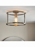 Gallery Home antique brass Vernon ceiling light, UK version