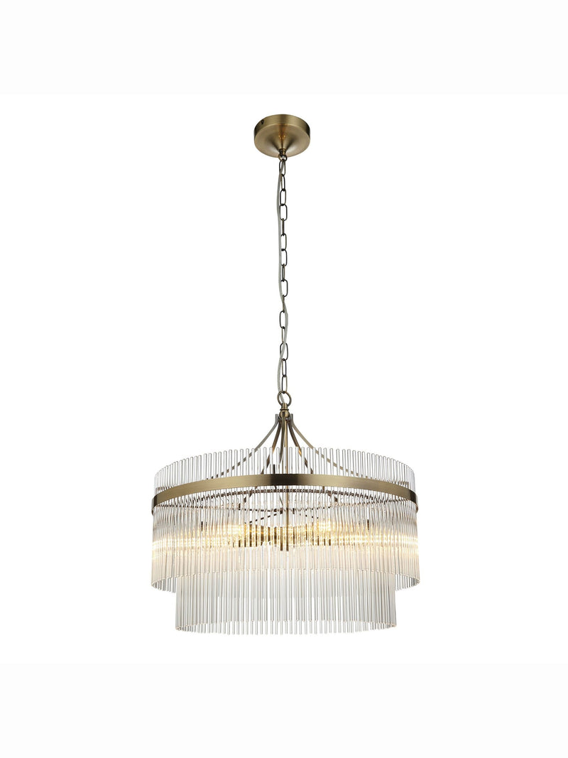 Gallery Home antique brass pendant light - British product
