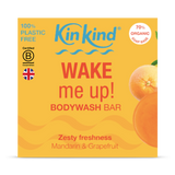Holland & Barrett KinKind WAKE me up! Mandarin & Grapefruit BodyWash Bar 50g- Buy online at McGrocer
