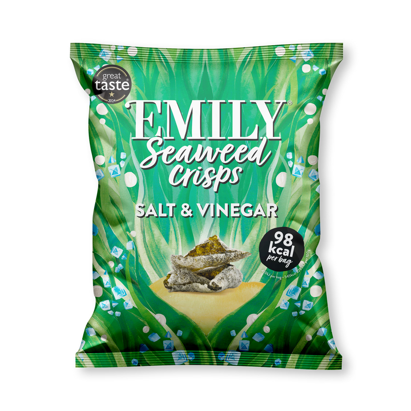 Emily Salt Vinegar Seaweed Crisps 18g