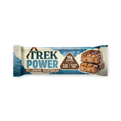 Holland & Barrett Trek Power Millionaire Shortbread Protein Bar 55g- Buy online at McGrocer