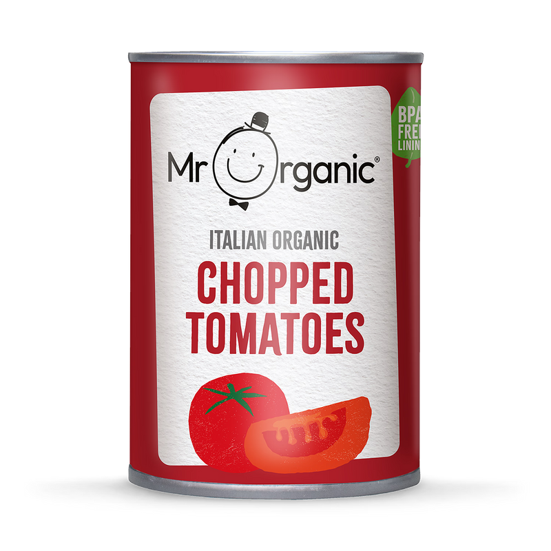 Mr Organic Italian Organic Chopped Tomatoes 400g