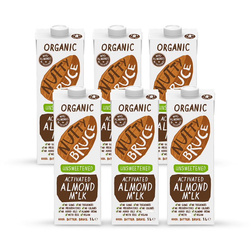 Bruce Activated Unsweetened Almond Mlk 6x 1L
