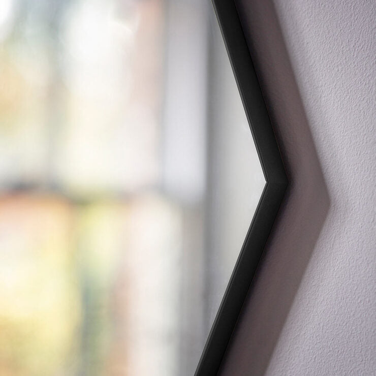 Gallery octagon black mirror 80cm, UK version