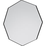 Gallery octagon black mirror 80cm, UK version