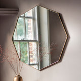 Costco UK Gallery Bowie Champagne Octagon Mirror 80cm- Buy online at McGrocer