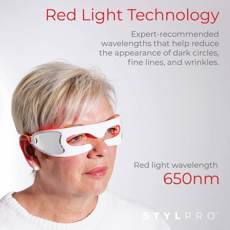 STYLPRO Radiant Eyes red light therapy goggles (British brand)