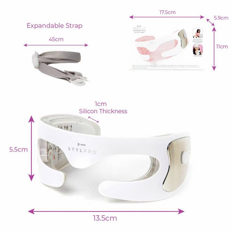 STYLPRO Radiant Eyes red light therapy goggles (British brand)