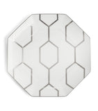Wedgwood Gio Platinum octagonal plate 23cm, imported from the UK