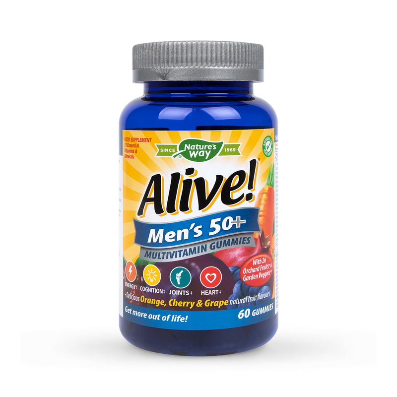 Men's 50+ Multivitamin and Mineral Support 60 Gummies