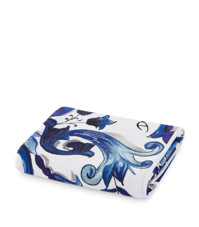 Dolce&Gabbana Casa Blu Mediterraneo hand towel 60cm x 110cm - British product