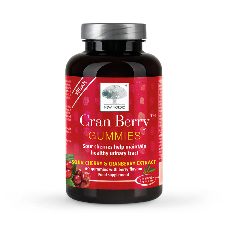 Urinary Tract Support Cranberry and Sour Cherry Gummies 60s