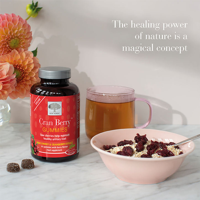 Urinary Tract Support Cranberry and Sour Cherry Gummies 60s