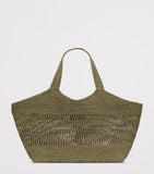 Saint Laurent Icare tote bag woven raffia, imported from the UK