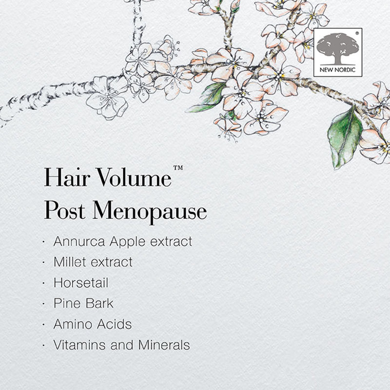 Hair Volume Post Menopause Support Tablets with Biotin and Zinc 30 Tablets