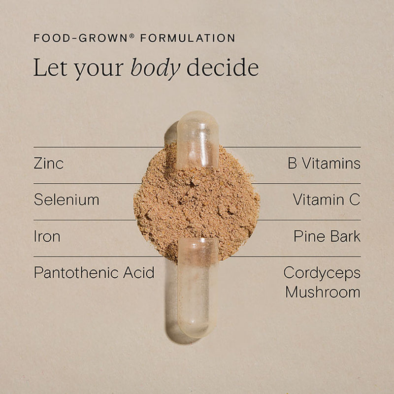 Food-Grown Fertility Support for Men 60 Capsules