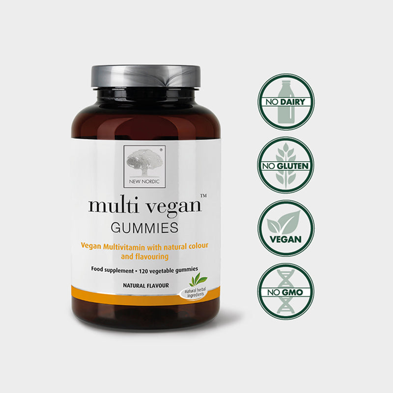 Multi-Vitamin Vegan Fruit Gummies 120 Count