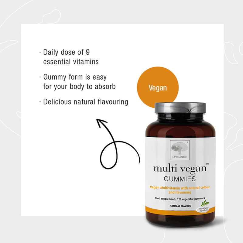 Multi-Vitamin Vegan Fruit Gummies 120 Count