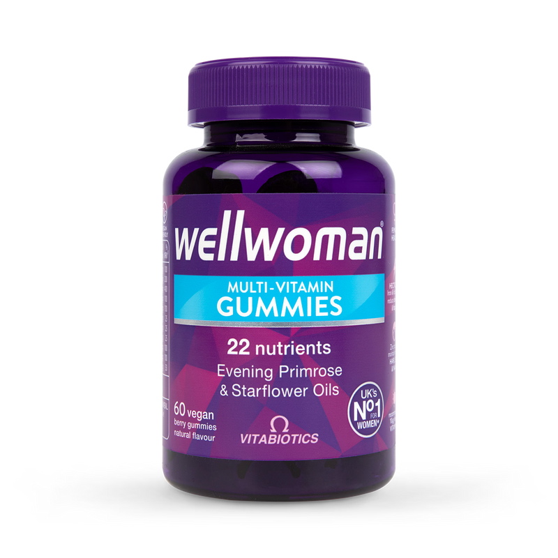 Women's Multivitamin Berry Flavour Gummies with Evening Primrose and Starflower Oils 60 Pack