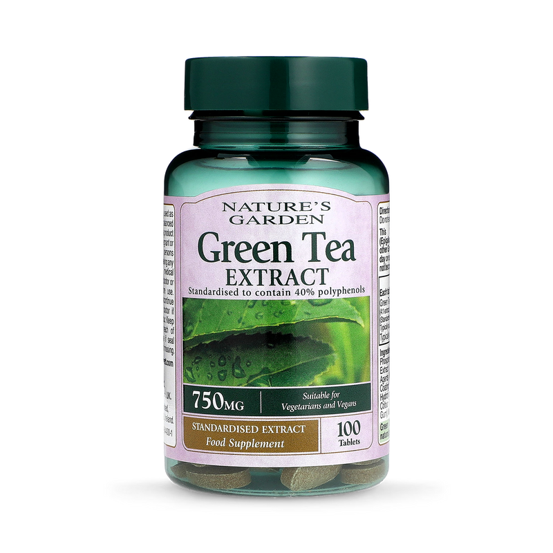 Green Tea Extract 750mg Antioxidant Support 100 Tablets