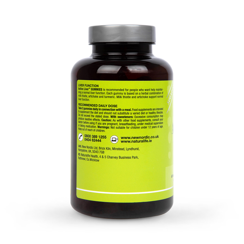 Liver Support Herbal Gummies with Milk Thistle and Artichoke 60s