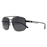 Emporio Armani EA2139 aviator sunglasses matte black - British product
