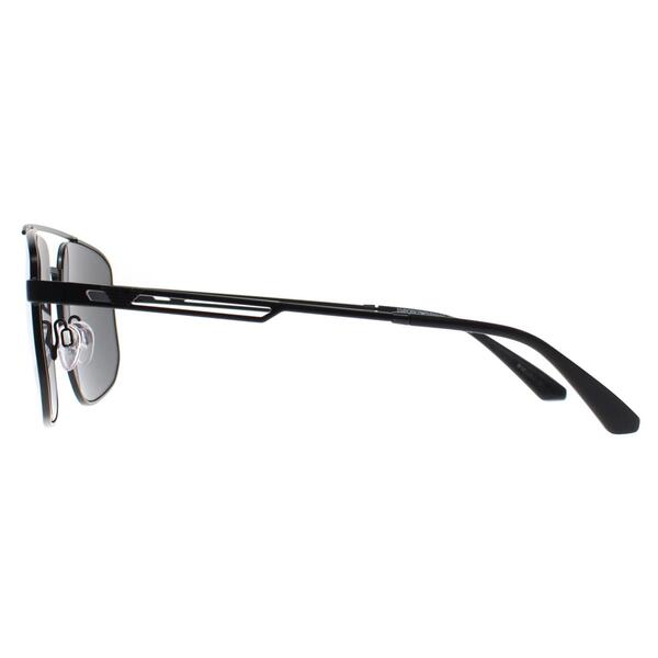 Emporio Armani EA2139 aviator sunglasses matte black - British product