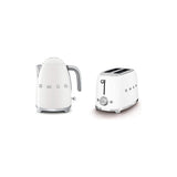 Smeg Kettle and Toaster Set in White, UK version