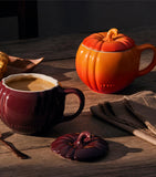 Le Creuset pumpkin-shaped mug 400ml, UK version