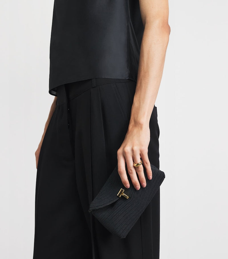 Toteme woven clutch bag mini - British product
