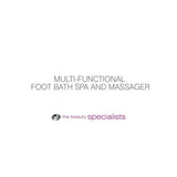 Rio motorised footspa bath with heat and bubbles - British product