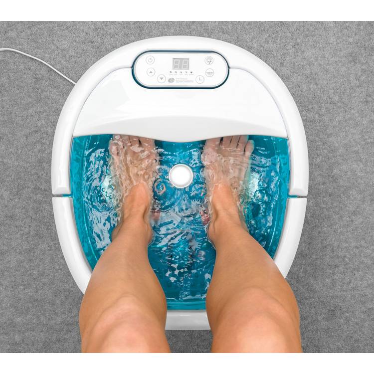 Rio motorised footspa bath with heat and bubbles - British product