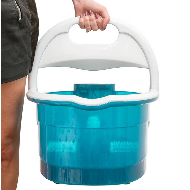 Rio motorised footspa bath with heat and bubbles - British product