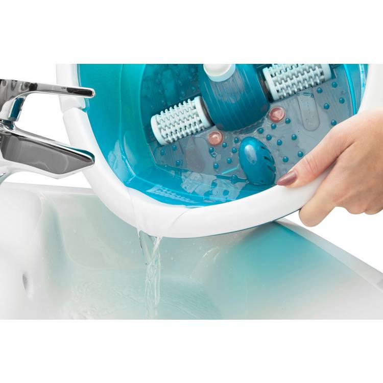 Rio motorised footspa bath with heat and bubbles - British product