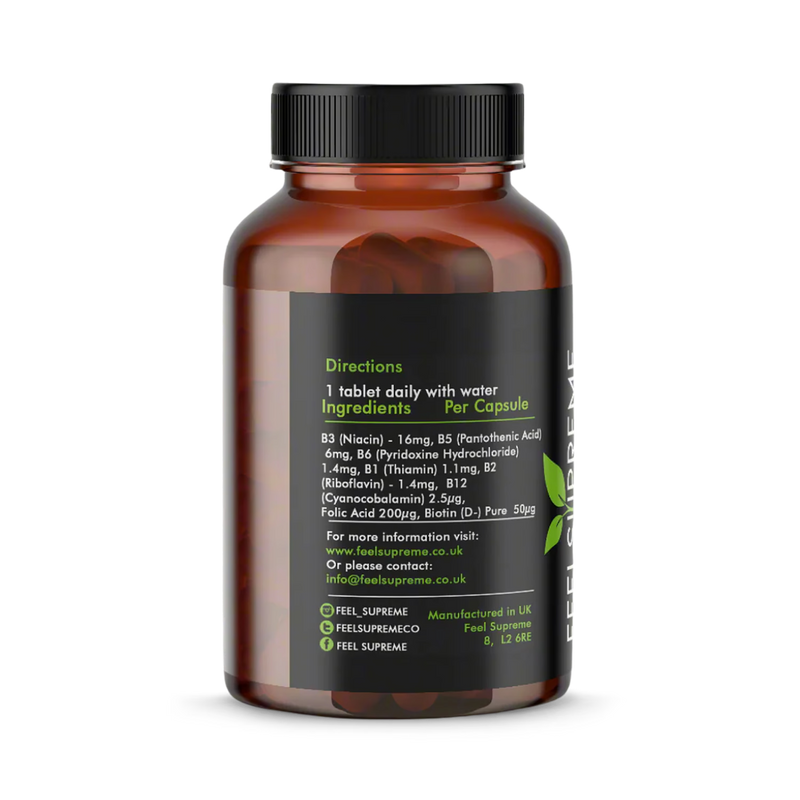 Vitamin B Complex supplement 60 tablets - British product