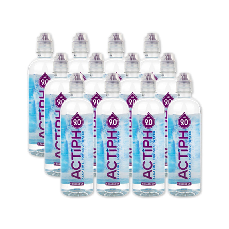 Alkaline Ionised Water pH 9.0 with Minerals 12 x 600ml Bottles