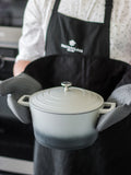 Masterclass grey silicone double oven gloves, imported from the UK