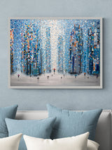 Next Artko Grey Metropolitan Dreams by Ekaterina Ermilkina Framed Art Print 63cm x 83cm- Buy online at McGrocer