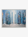 Artko Grey Metropolitan Dreams framed art print 63cm x 83cm - British product