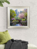Artko Champagne Silver Spring in Central Park framed artwork 61x61cm - British product