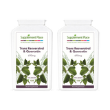 Holland & Barrett Supplement Place Trans Resveratrol + Quercetin 690mg Antioxidant Supplement, 240 Capsules- Buy online at McGrocer