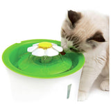 Catit Flower Drinking Fountain green plastic cat water fountain, imported from the UK