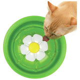 Catit Flower Drinking Fountain green plastic cat water fountain, imported from the UK