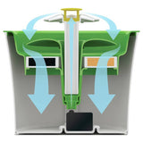 Catit Flower Drinking Fountain green plastic cat water fountain, imported from the UK