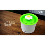 Catit Flower Drinking Fountain green plastic cat water fountain, imported from the UK