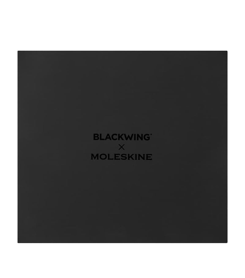 Moleskine and Blackwing graphite pencil set with 24 pencils and accessories, imported from the UK