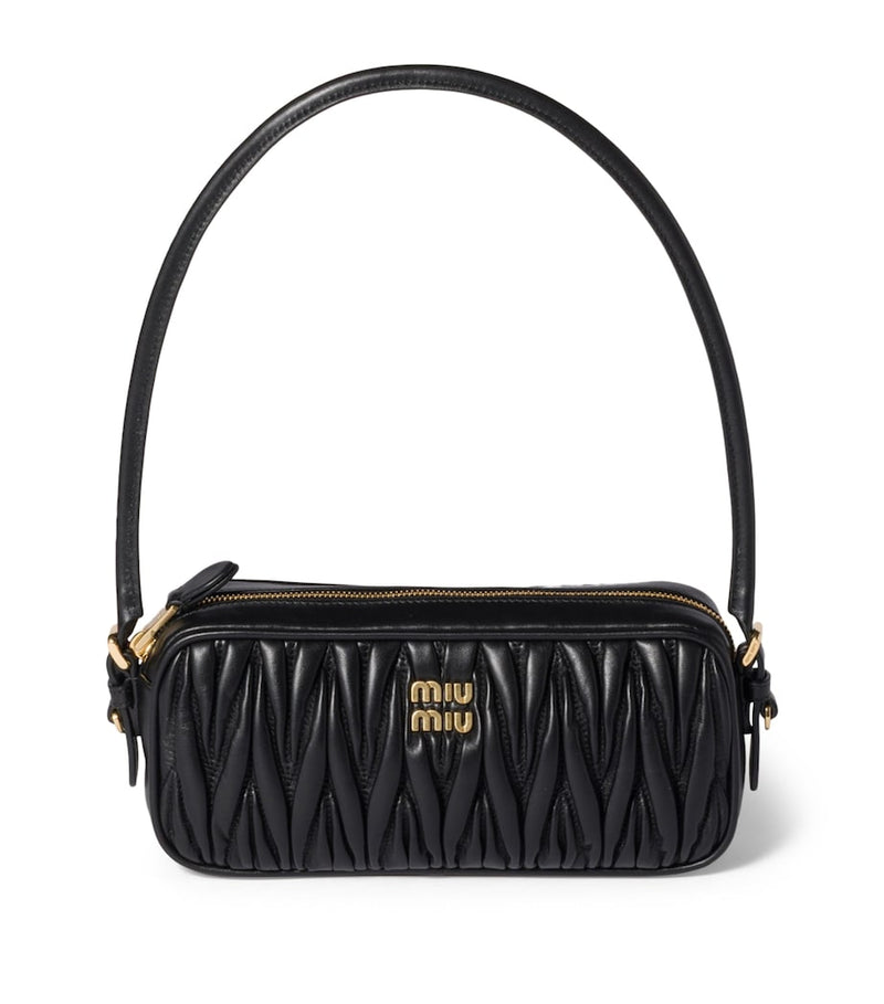Miu Miu Matelassé Nappa Leather Pouch (British brand)