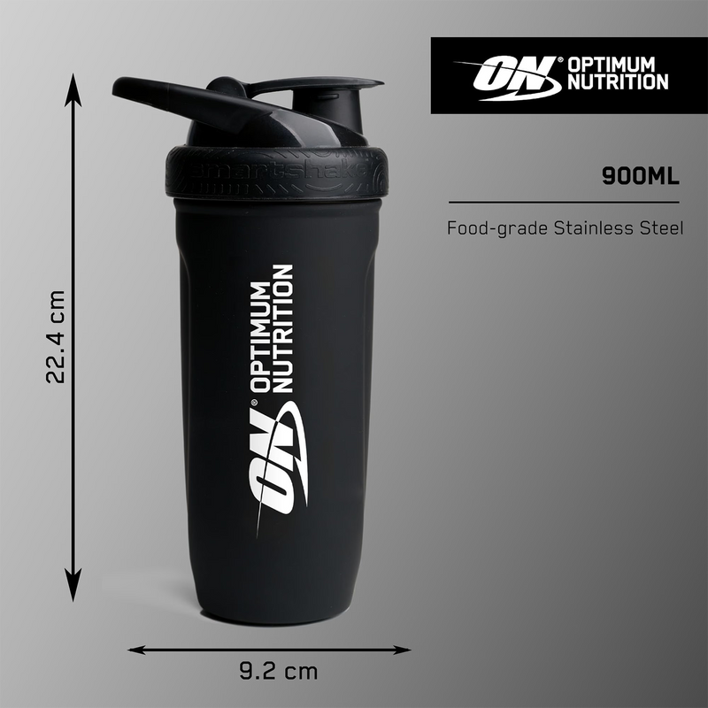 Stainless Steel Protein Shaker with Carry Loop 900ml