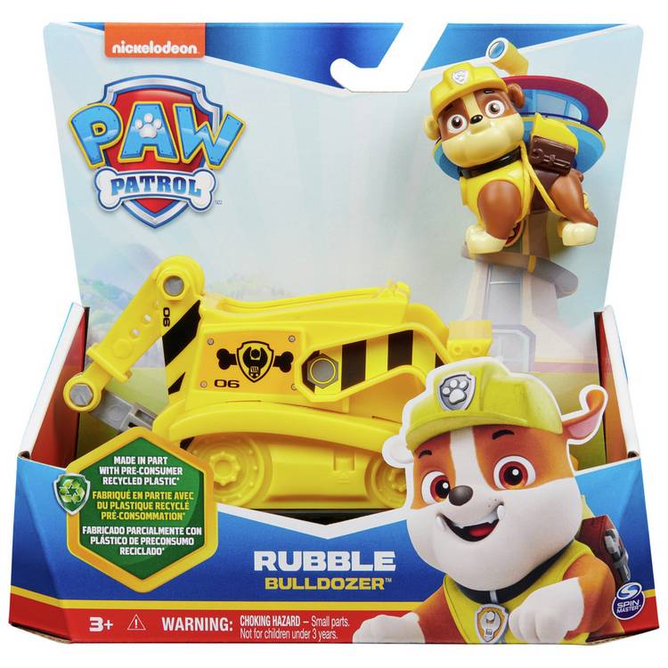 PAW Patrol Rubble's bulldozer toy - British product